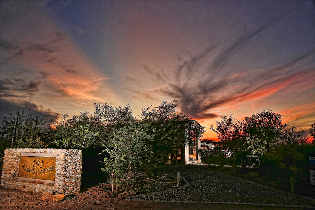 Sunset over Mjejane and the Kruger National Park